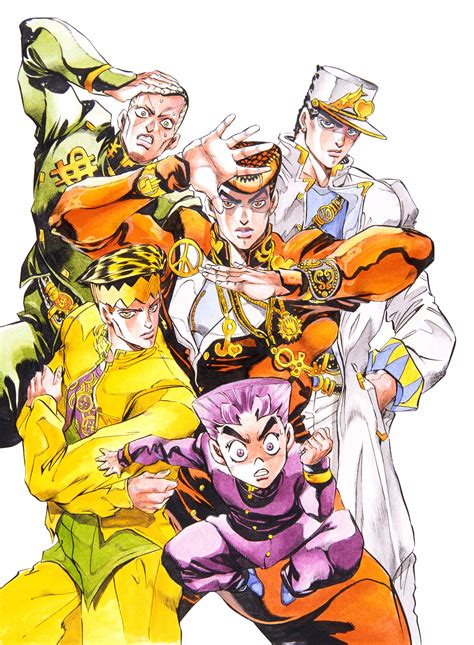 jojo bizarre adventure style.